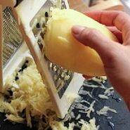 Grated potato