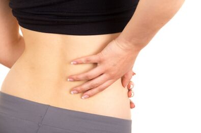 The lumbar region osteochondrosis