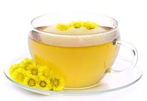 COLTSOOT's decoction to treat the cervix osteochondrosis