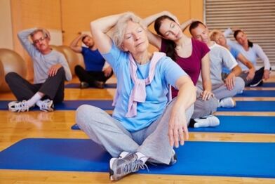 Group exercise therapy for cervical osteochondrosis